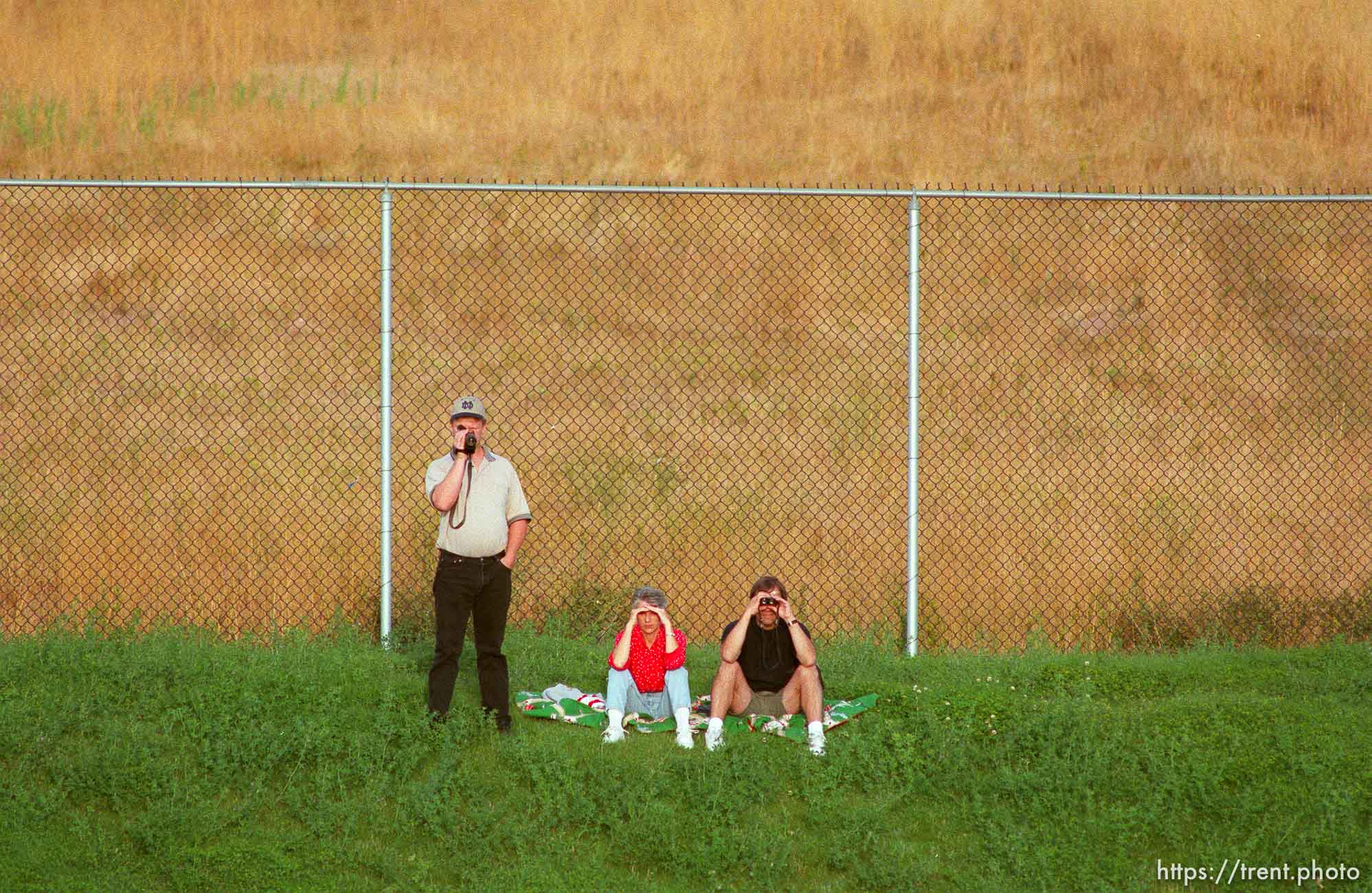 Football fans at East vs. Judge.