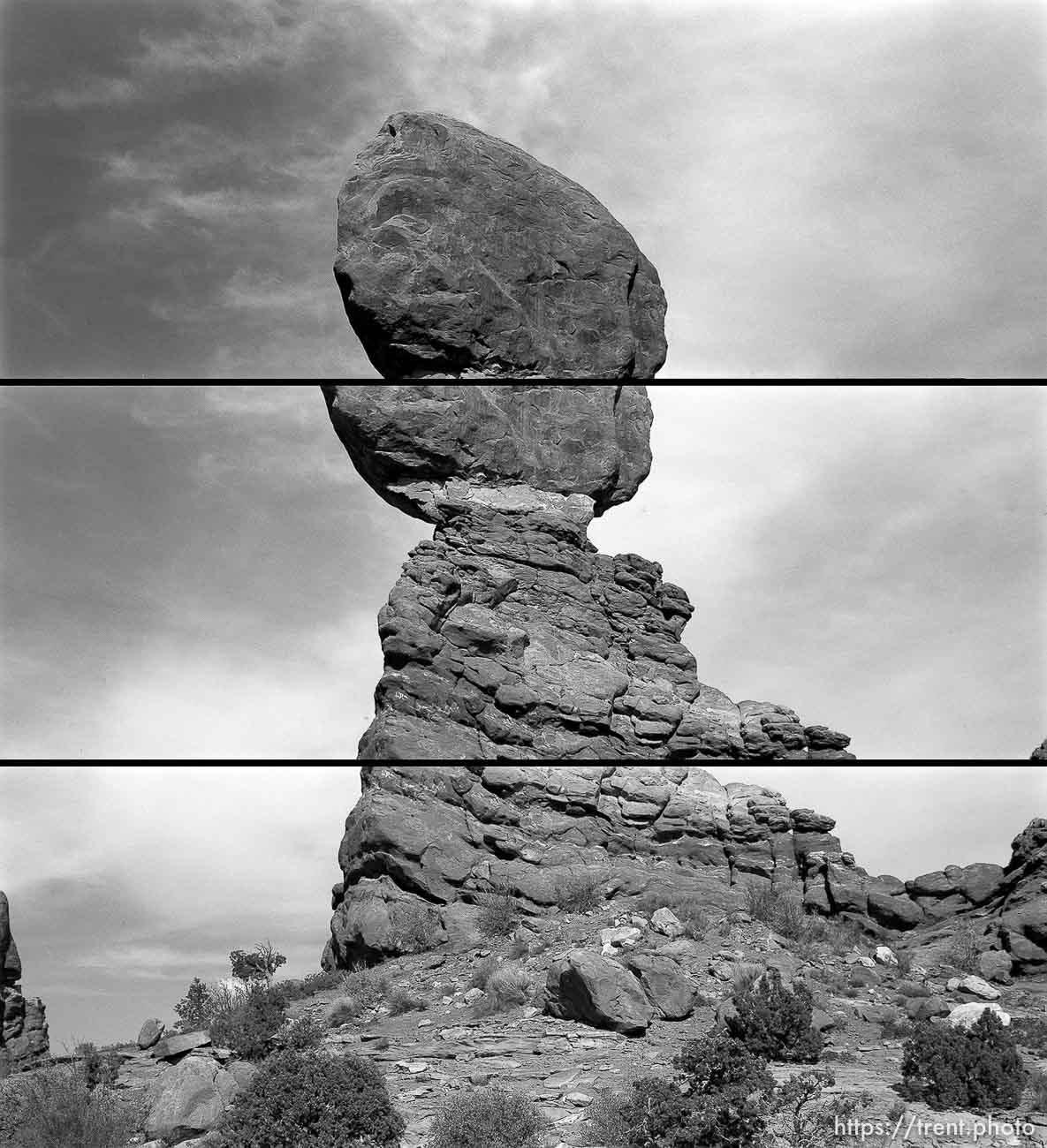 Balanced Rock at Arches National Park.