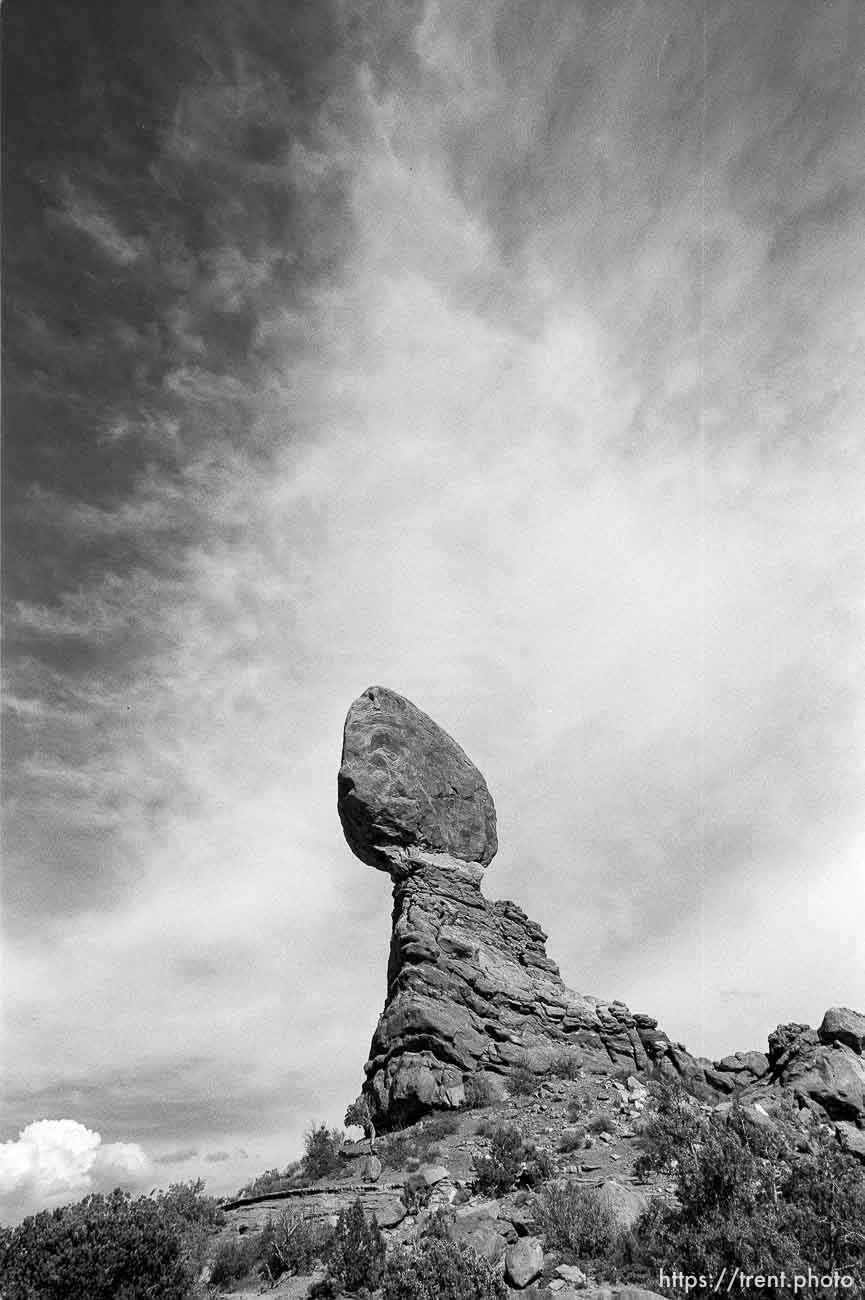 Balanced Rock at Arches National Park.