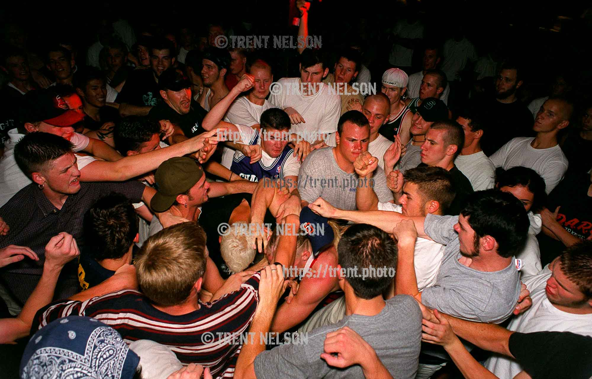 Fight breaks out during All Out War at DV8 Basement.