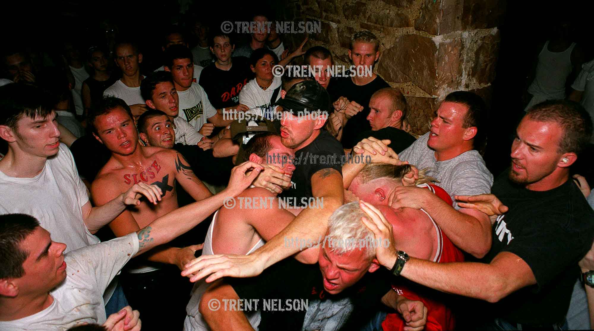 Fight breaks out during All Out War at DV8 Basement.