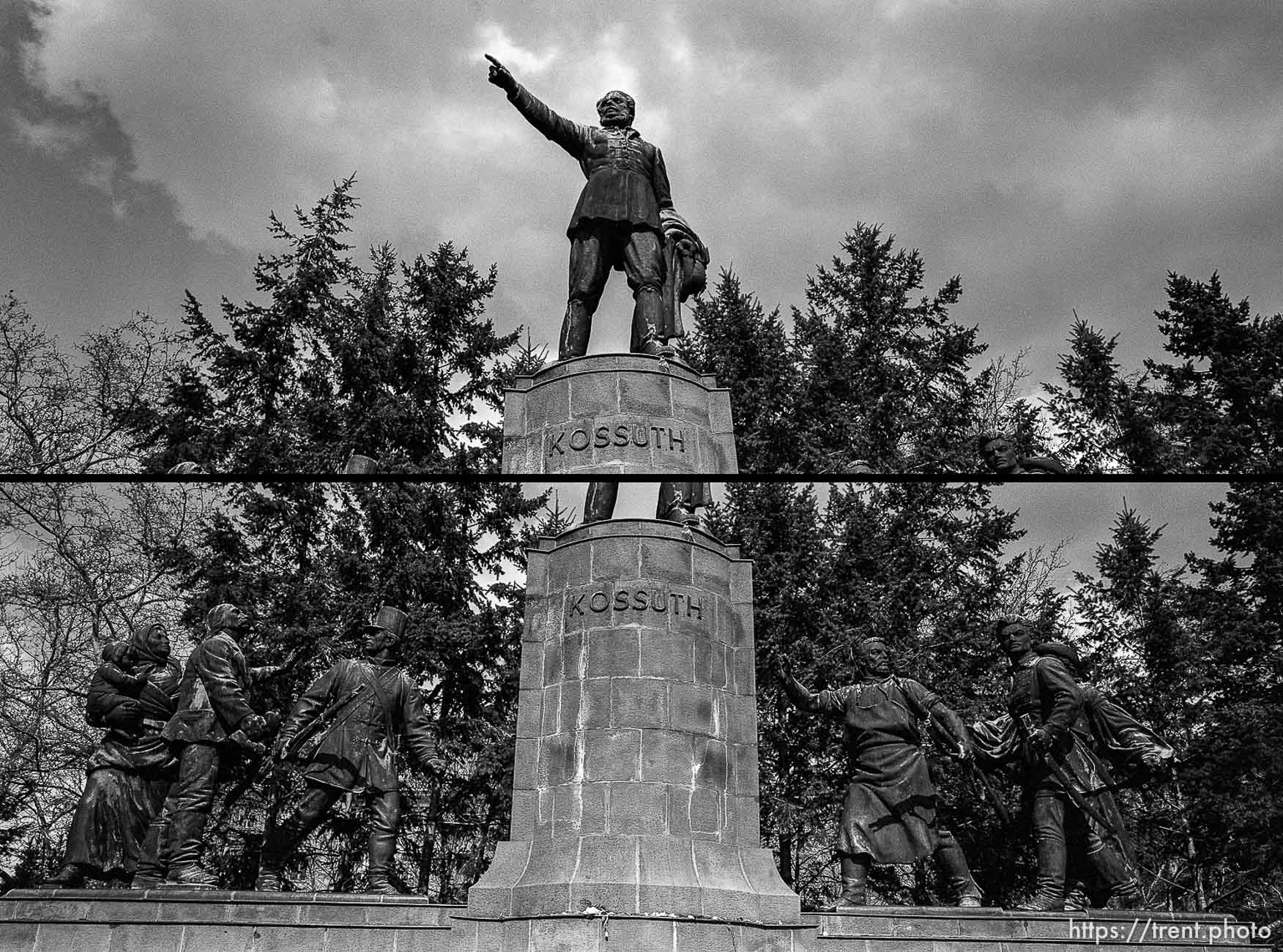 Middle of war memorial