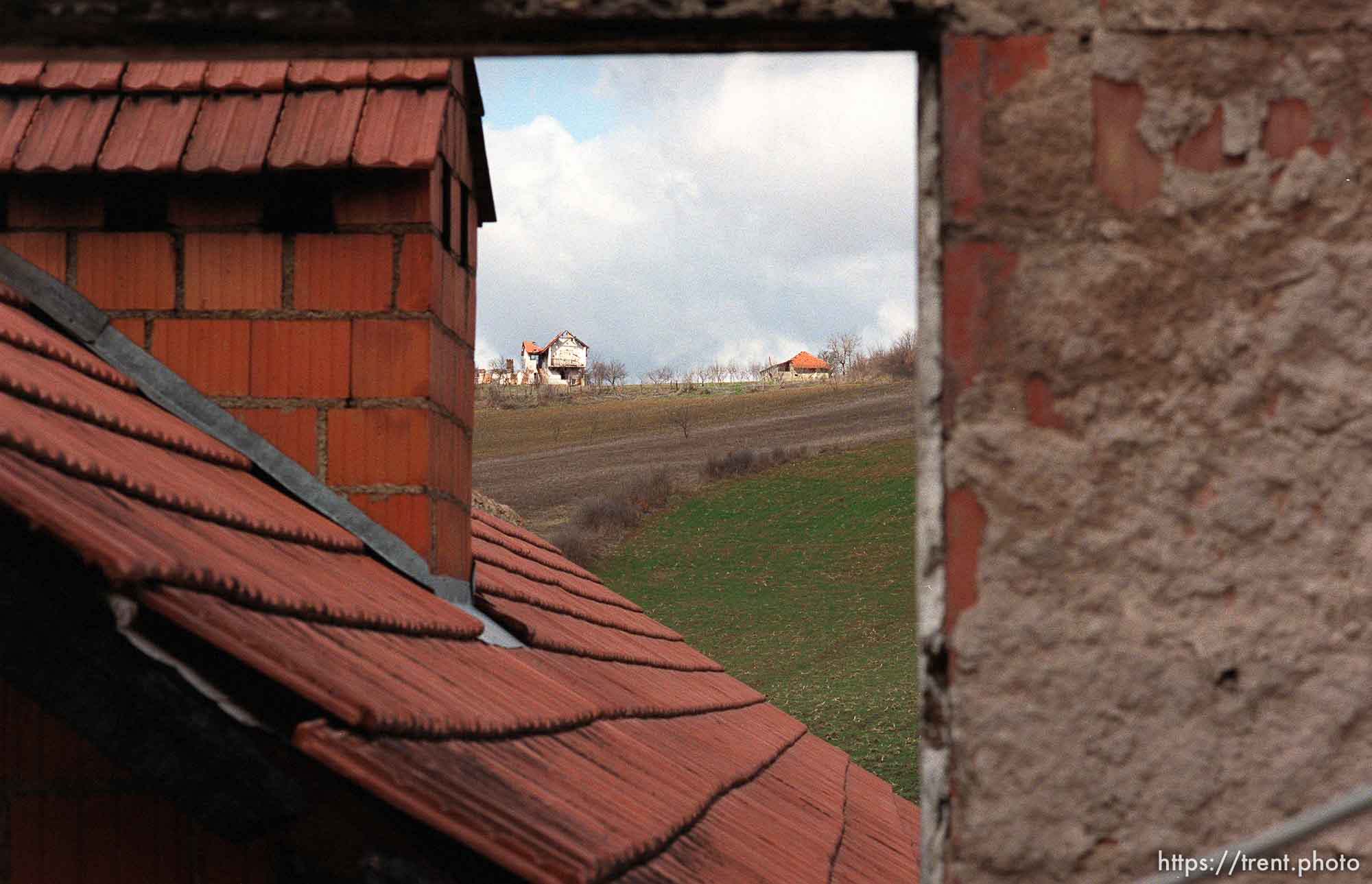 View from Anton's destroyed house.