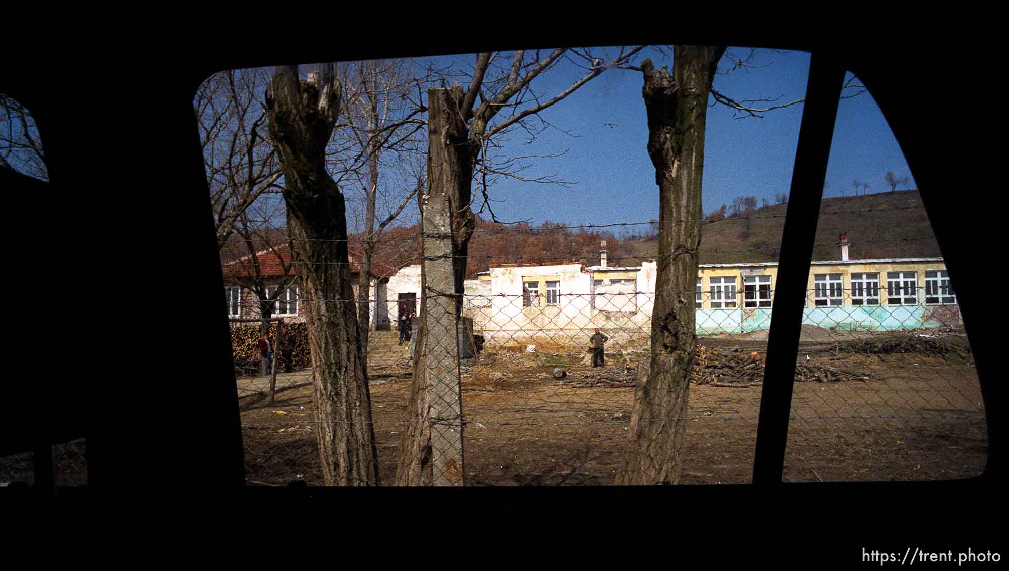 Destruction in Suvi Do, a Serbian enclave in north Mitrovica.