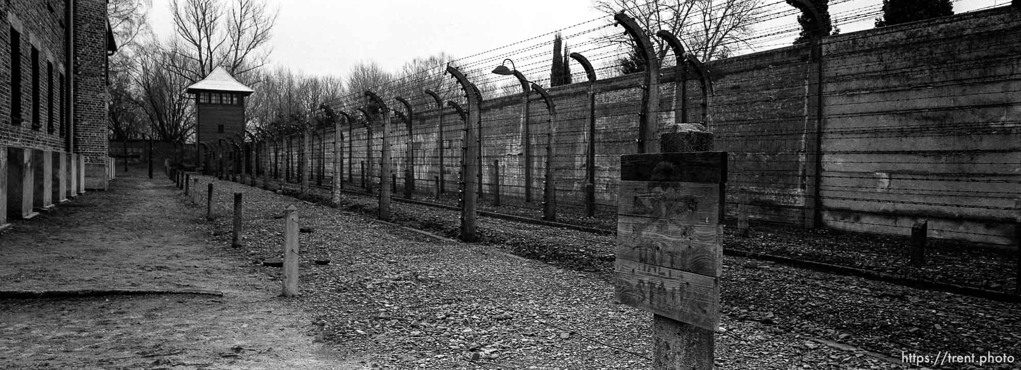 at the Auschwitz Concentration Camp.