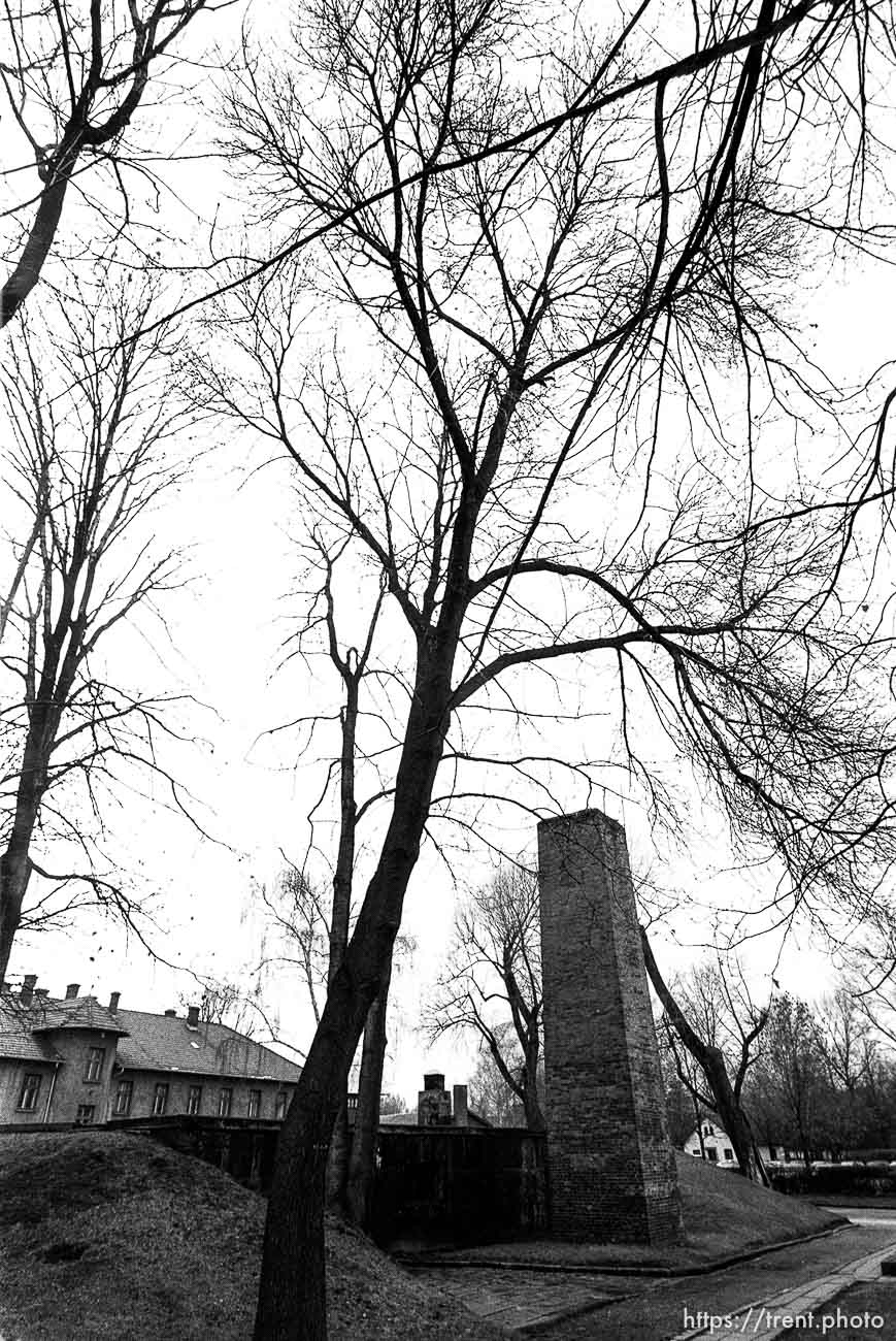 Crematorium at the Auschwitz Concentration Camp.