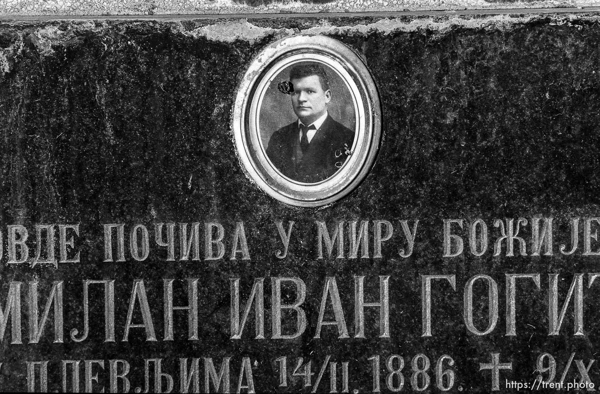 Graves in old cemetery