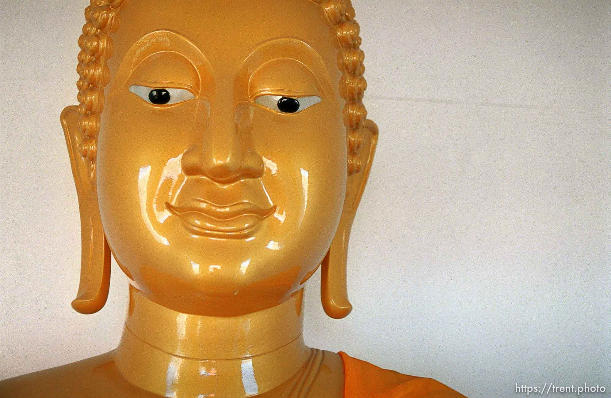 The largest Thai Buddha in the country sits in a shack on Eleanor and Malcolm Duvall's property near Park Valley in Box Elder County.