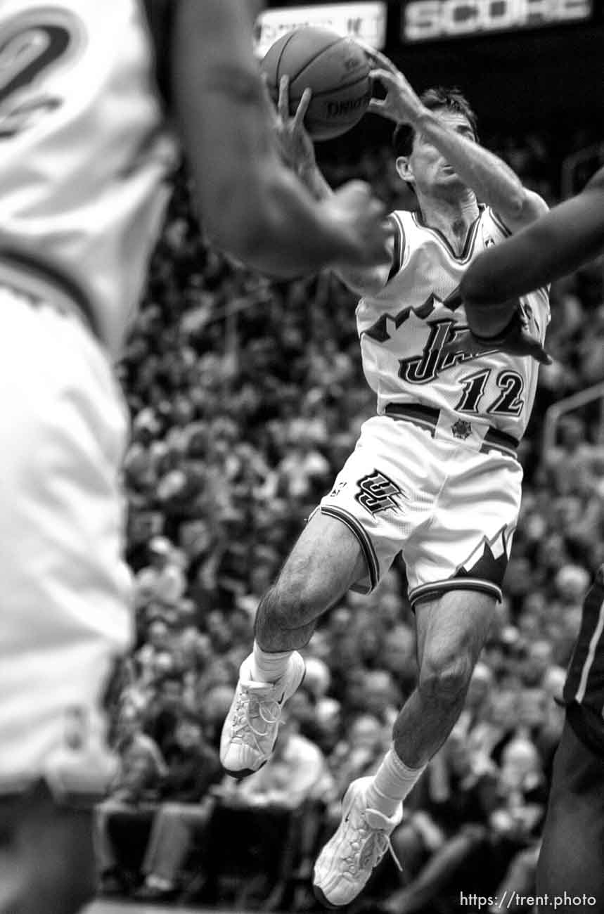 John Stockton at Jazz vs. Miami Heat.01/04/14