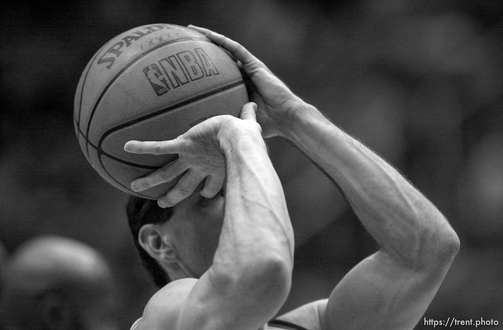 John Stockton at Jazz vs. Miami Heat.