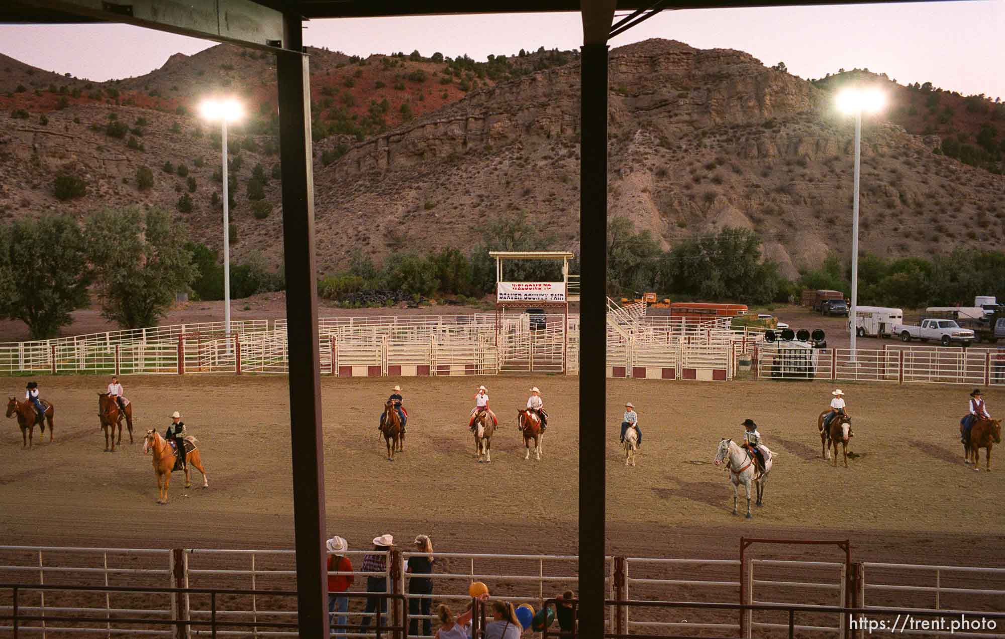 Western Horsemanship judging. Beaver County Fair.