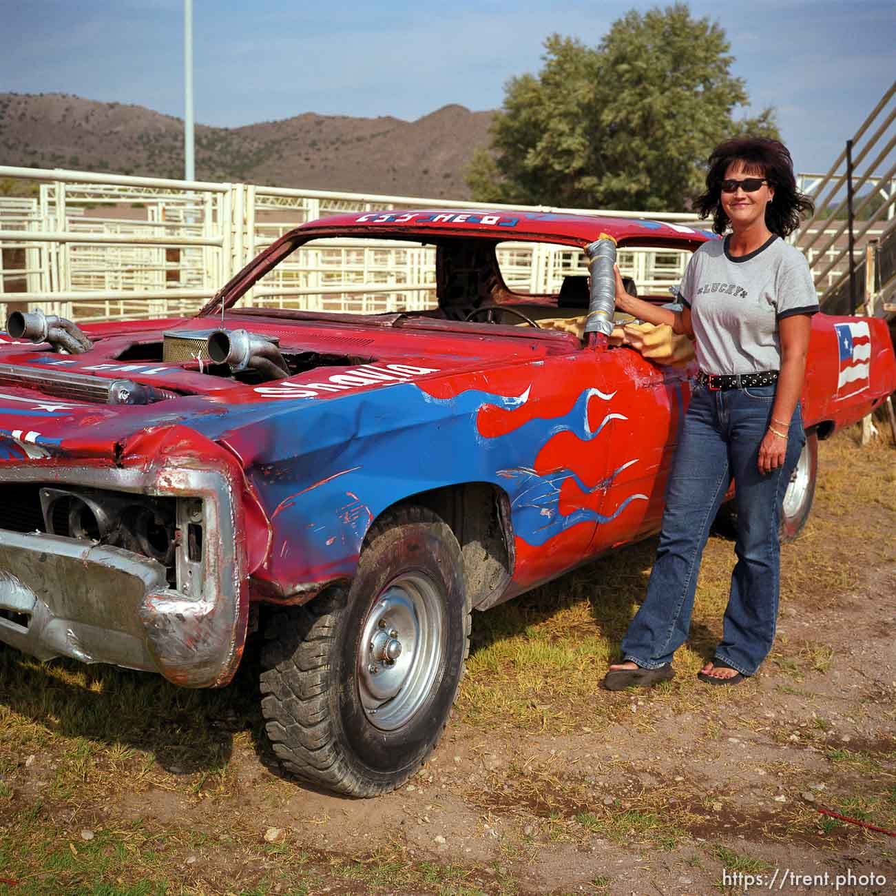 Deb Sperry. Demolition Derby. Beaver County Fair.