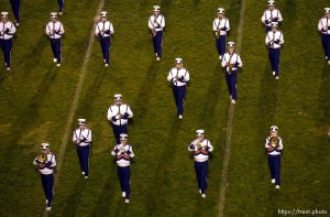 Ogden - The Davis Cup Invitational Marching Band Competition Tuesday evening at Stewart Stadium, Weber State University. 10.22.2002, 8:38:03 PM