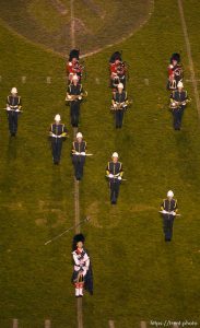 Ogden - The Davis Cup Invitational Marching Band Competition Tuesday evening at Stewart Stadium, Weber State University. 10.22.2002, 8:48:33 PM