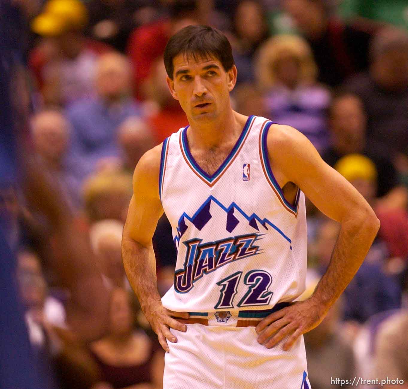 Salt Lake City - John Stockton. Utah Jazz vs. Minnesota Timberwolves.  11.29.2002, 7:15:32 PM