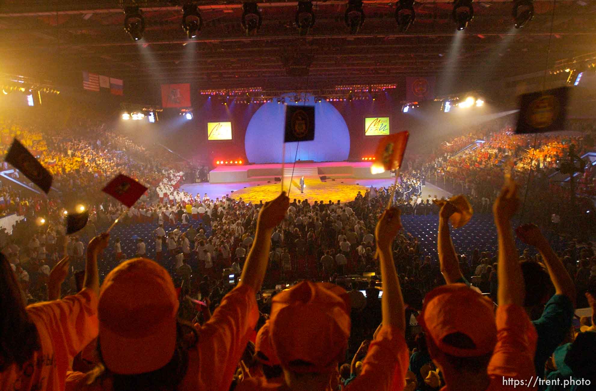 Opening Ceremonies, Moscow-Utah Youth Games, in the Palace of Sport, Luzhniki