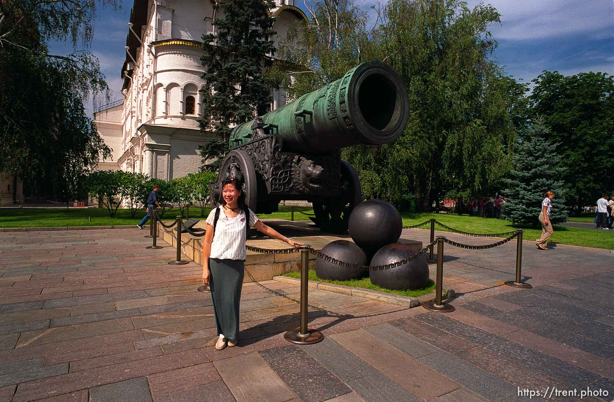 tourists in the kremlin