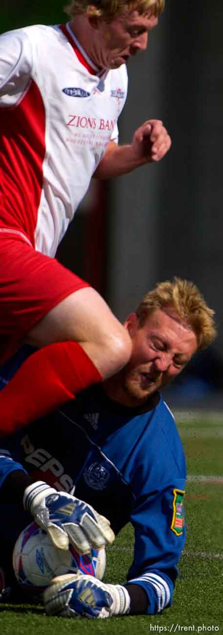 The Utah Blitzz fall to the Wilmington Hammerheads 2-1 in a national semi-final match Saturday at Rice-Eccles Stadium.