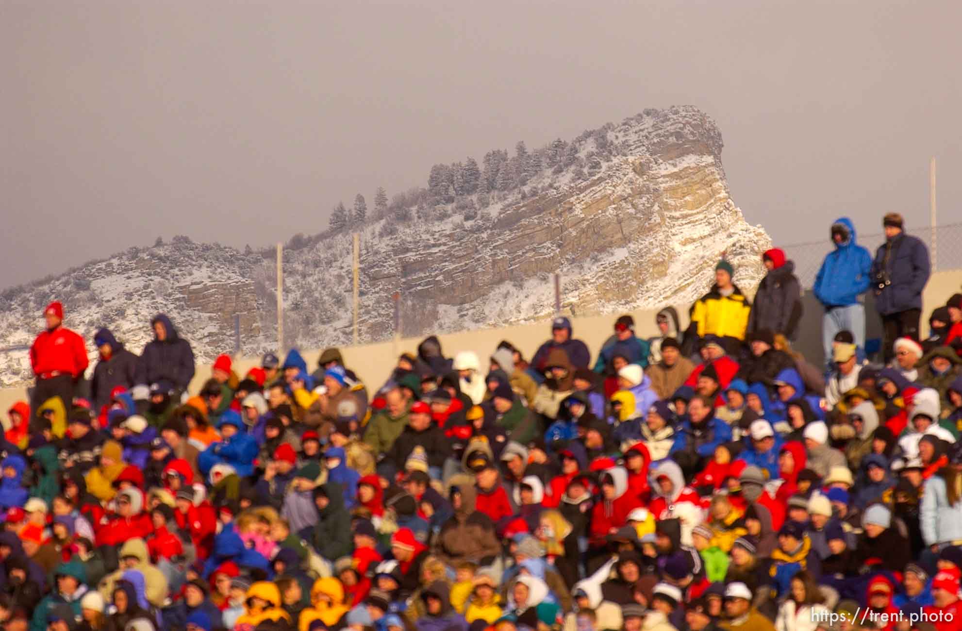 fans. Provo - Utah beats BYU 3-0. BYU vs. Utah football Saturday at LaVell Edwards Stadium.