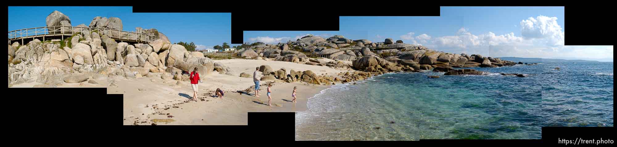 beach along the NW coast of Spain.