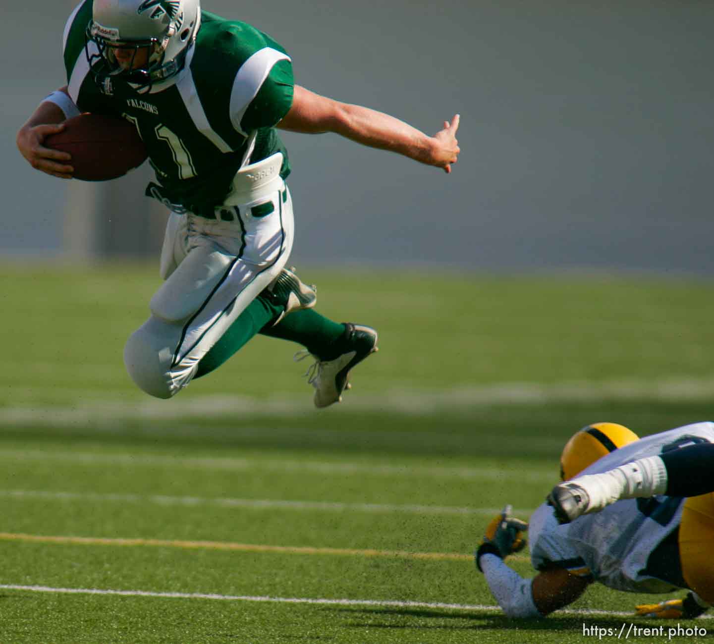 Bonneville vs. Clearfield high school football Saturday afternoon at Rice-Eccles Stadium.