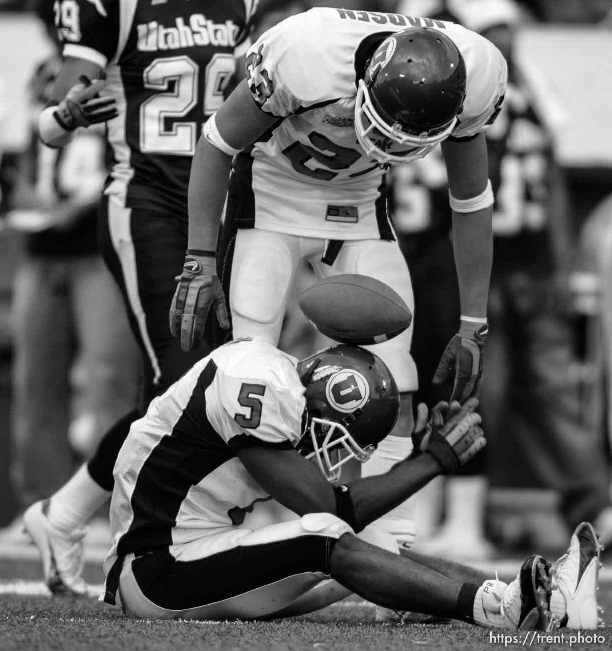 Utah State University (USU) vs. Utah college football.