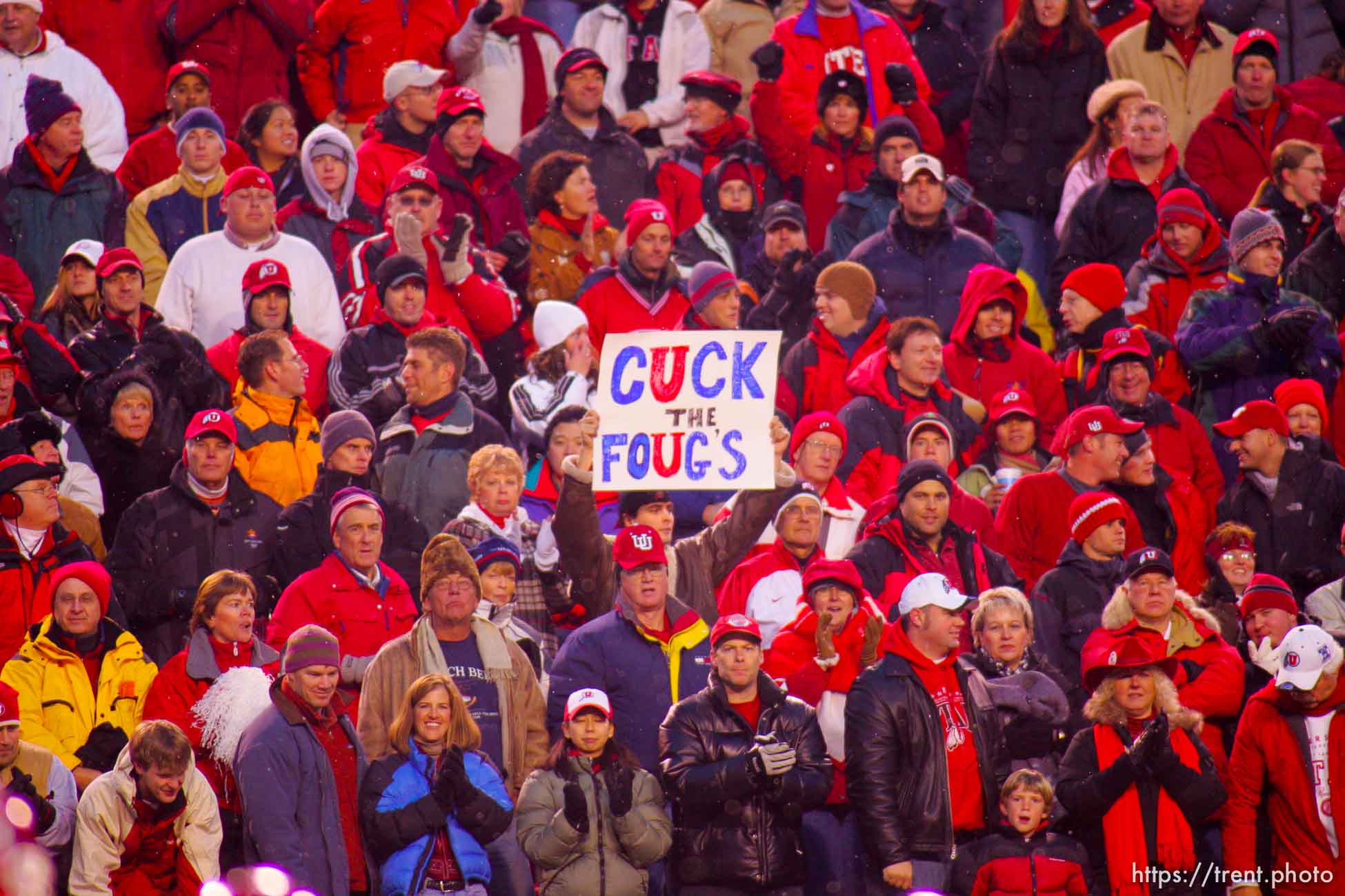 fans. Utah vs. BYU college football.
11.20.2004