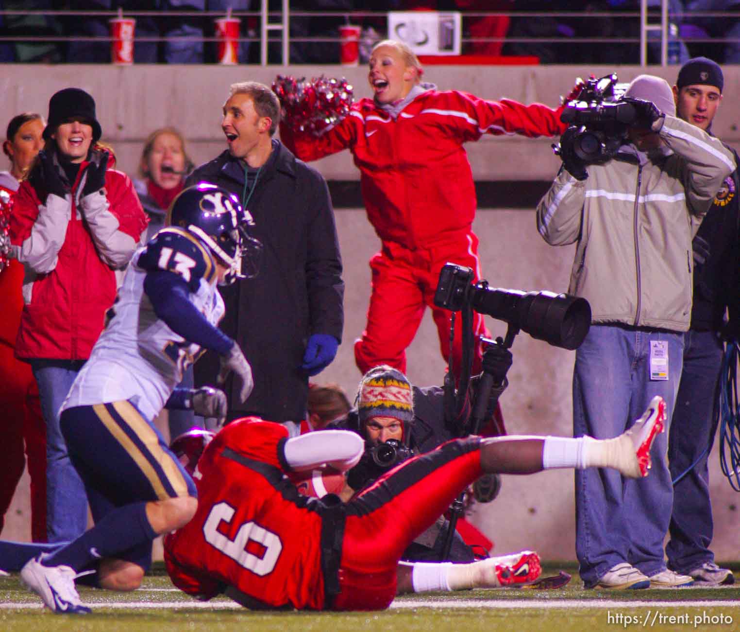 Tribune photographer Rick Egan. Utah vs. BYU college football.
11.20.2004