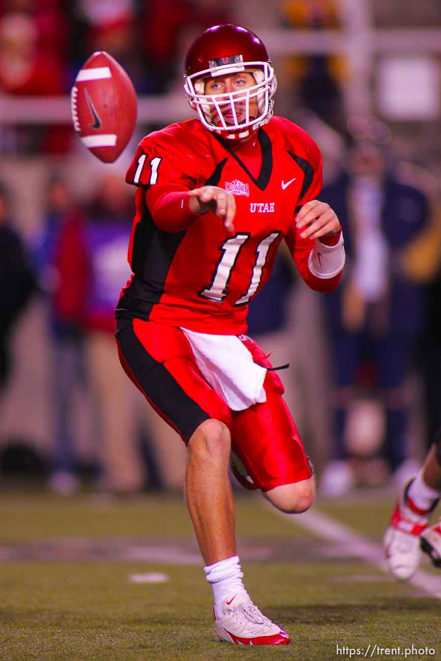 Alex Smith. Utah vs. BYU college football.
11.20.2004