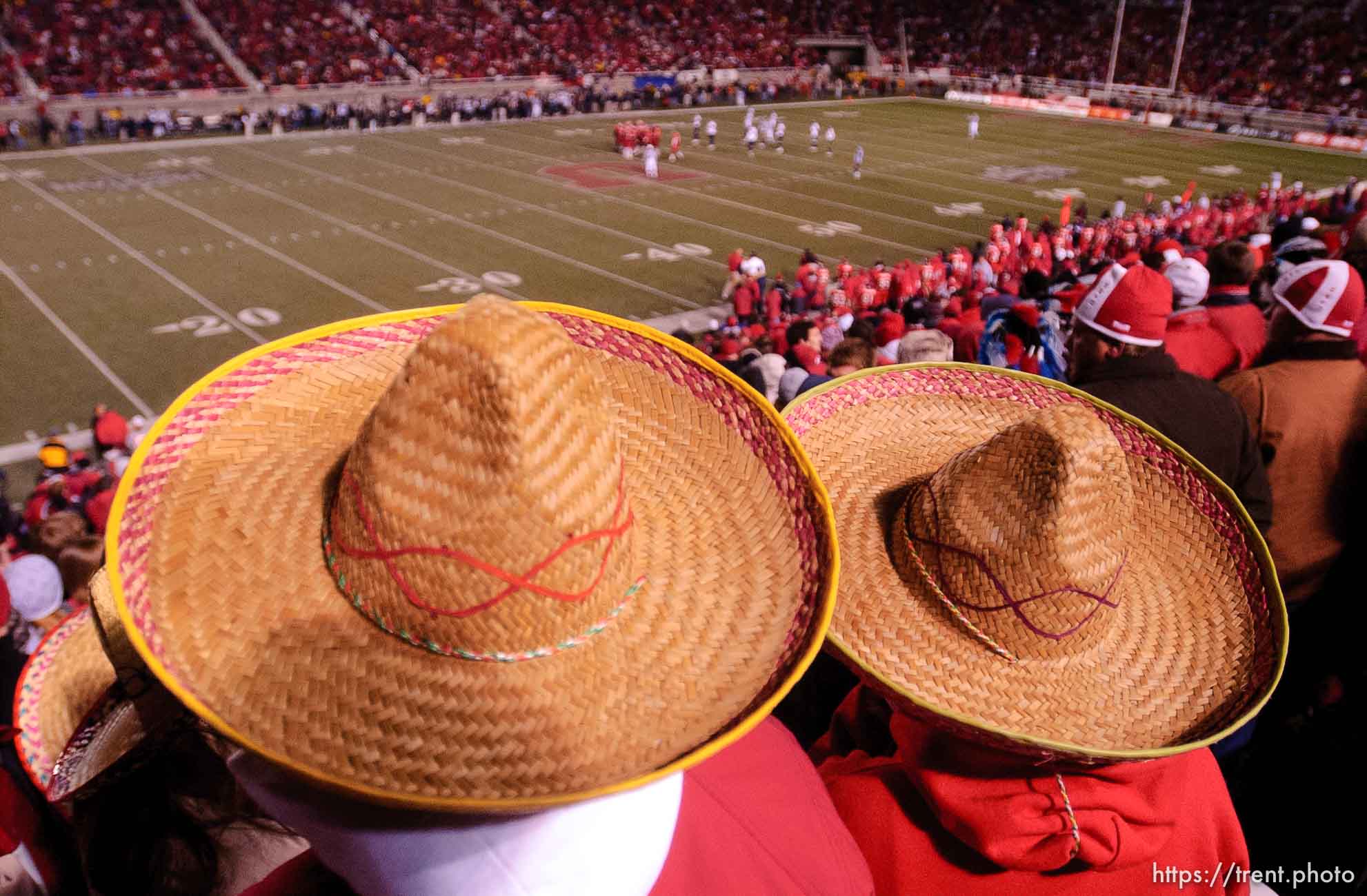 fans swarm the field. Utah vs. BYU college football.
11.20.2004