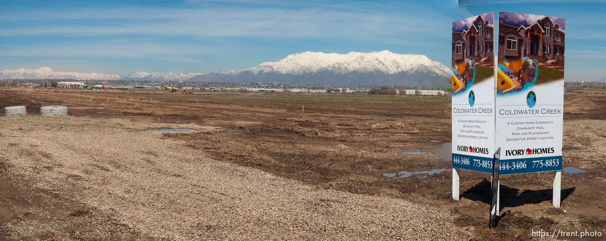 site of new coldwater creek development suburb. 4.06.2005