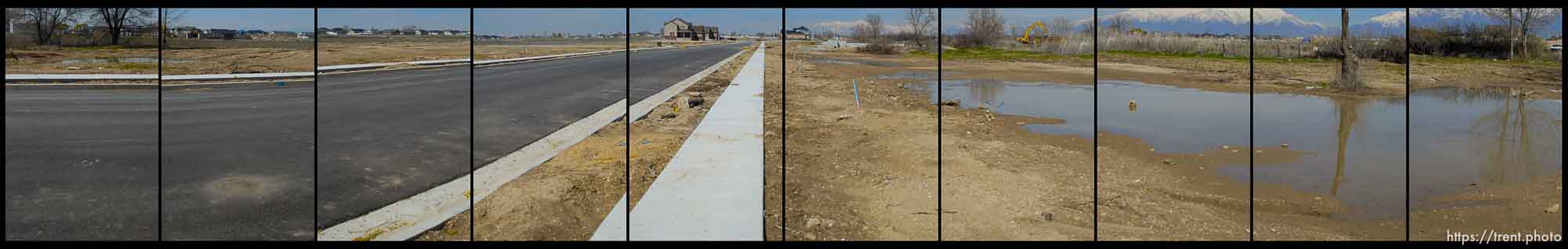 Layton subdivision under construction. development