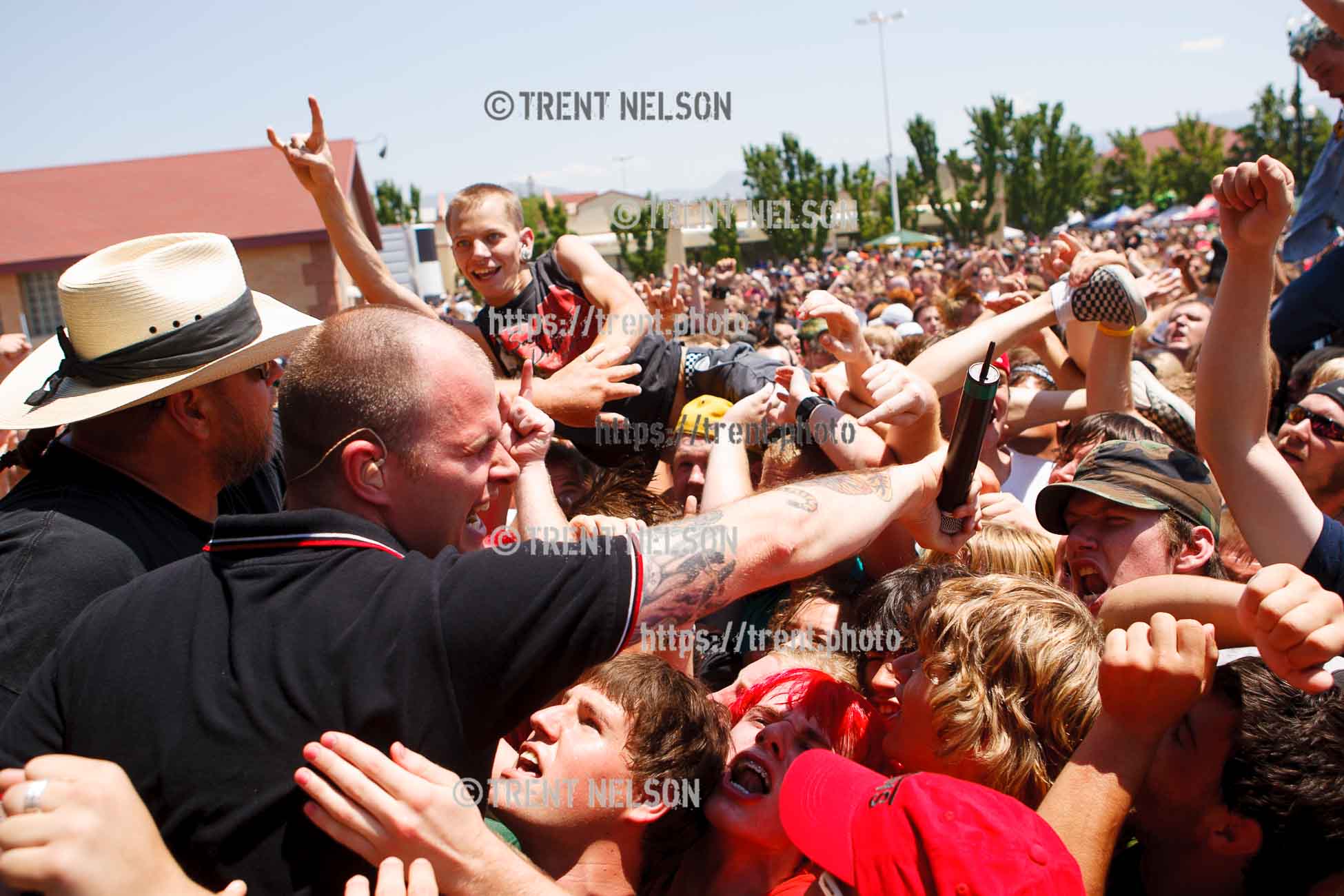 fans. Dropkick Murphys, Vans Warped Tour, Fairgrounds; 7.16.2005