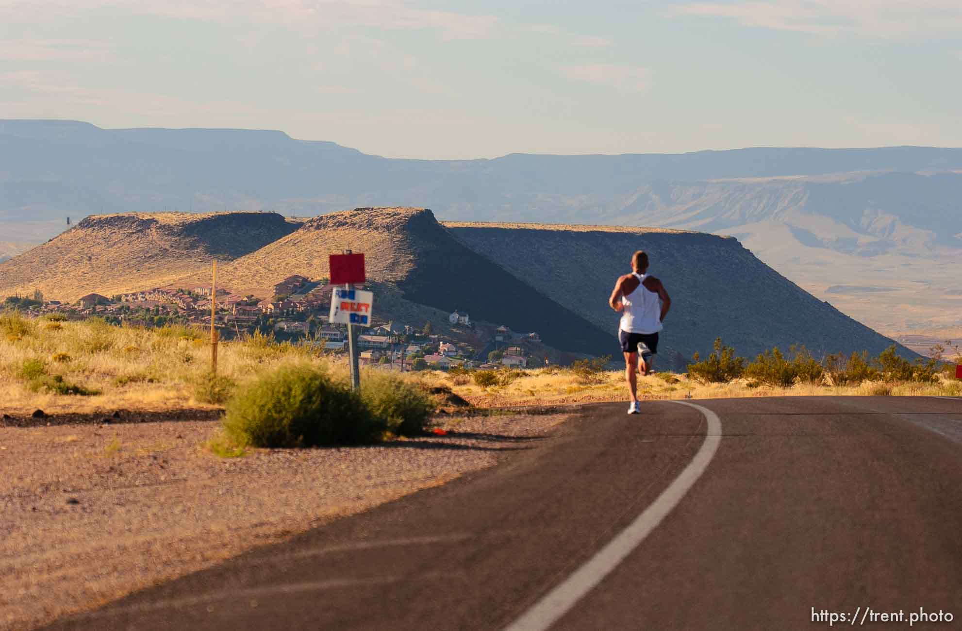 Joe Wilson, winner. St. George Marathon