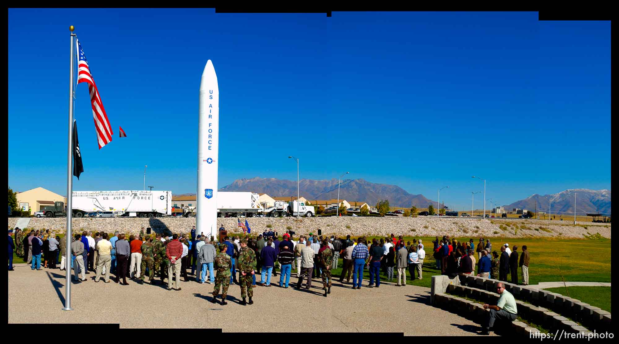 A ceremony was held at Hill Air Force Base Thursday afternoon to mark the progress of the deactivation of the Peacekeeper missile.