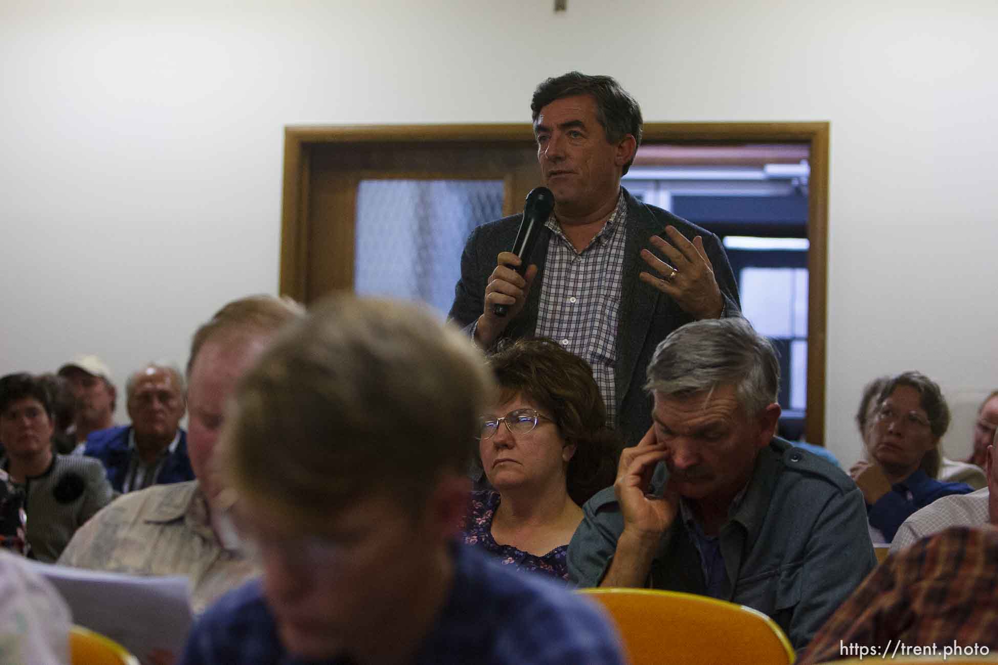 don timpson. Bruce Wisan, the court-appointed special fiduciary of the UEP trust, during a meeting in Hildale, Utah, to answer questions regarding property and tax issues.