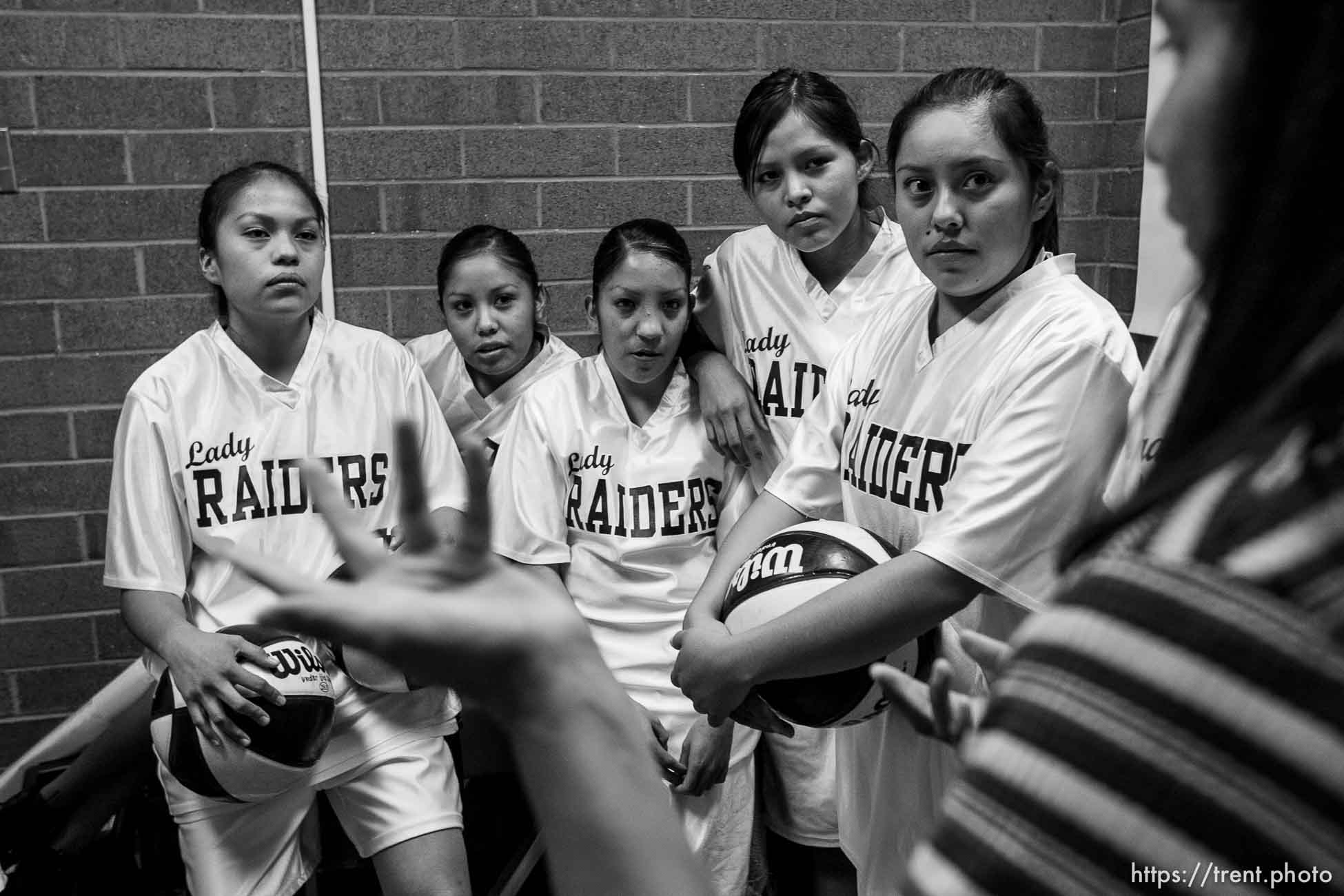 Whitehorse high school girls basketball vs. Grand.