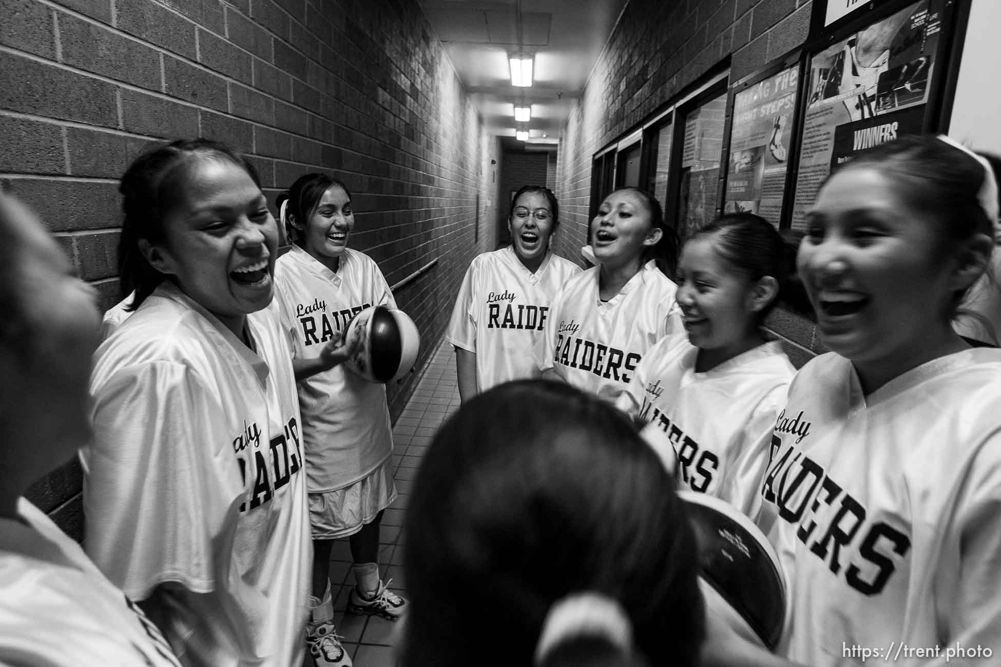 Whitehorse high school girls basketball vs. Grand.