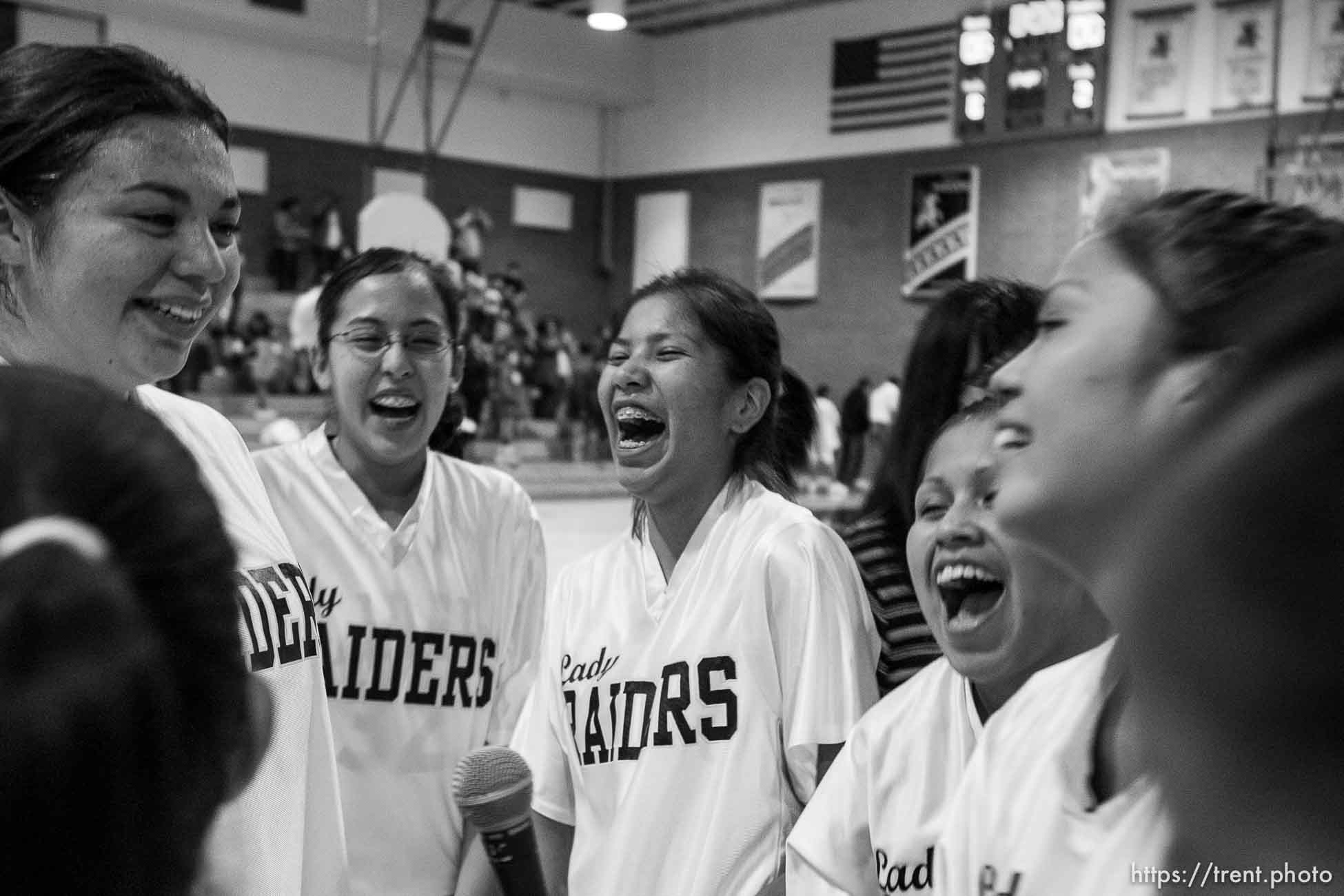 Whitehorse high school girls basketball vs. Grand.