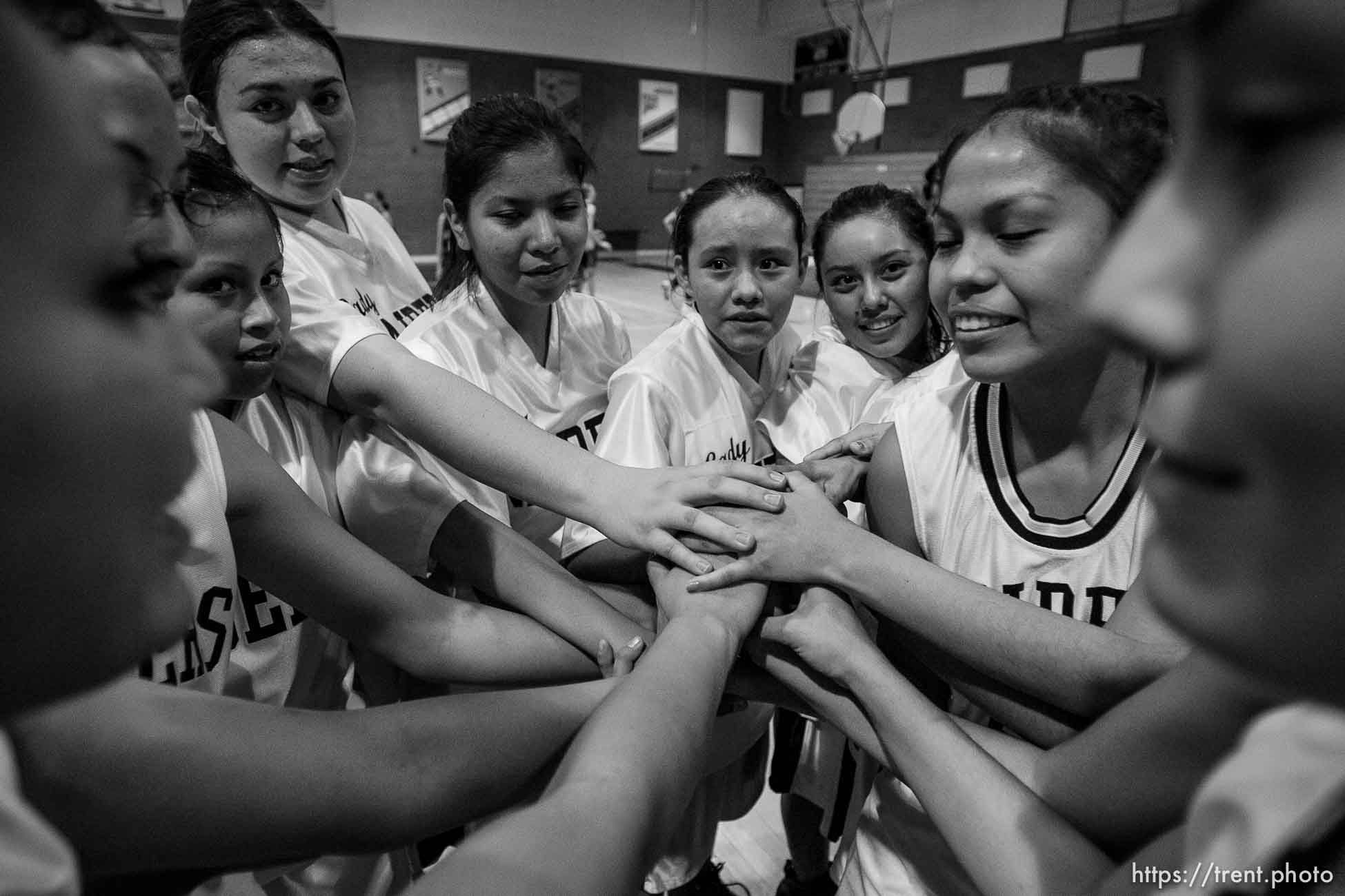 Whitehorse high school girls basketball vs. Grand.