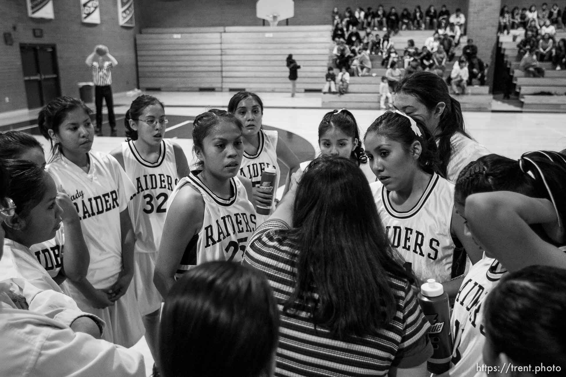 Whitehorse high school girls basketball vs. Grand.