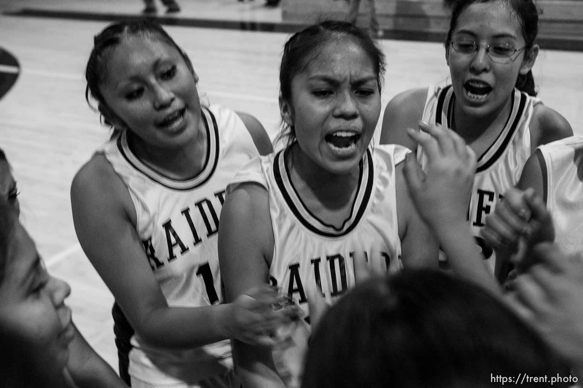 Whitehorse high school girls basketball vs. Grand.