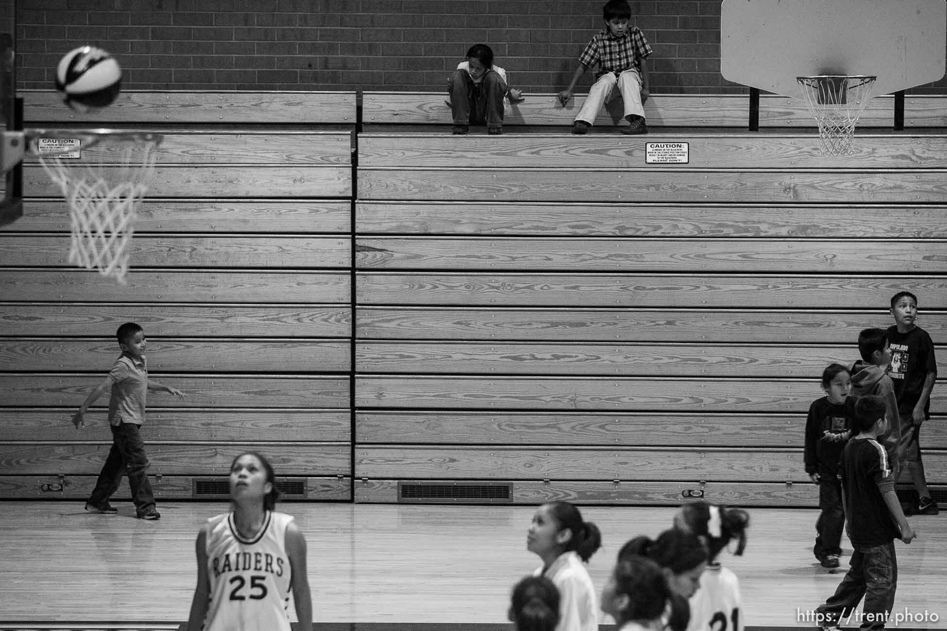 Whitehorse high school girls basketball vs. Grand.