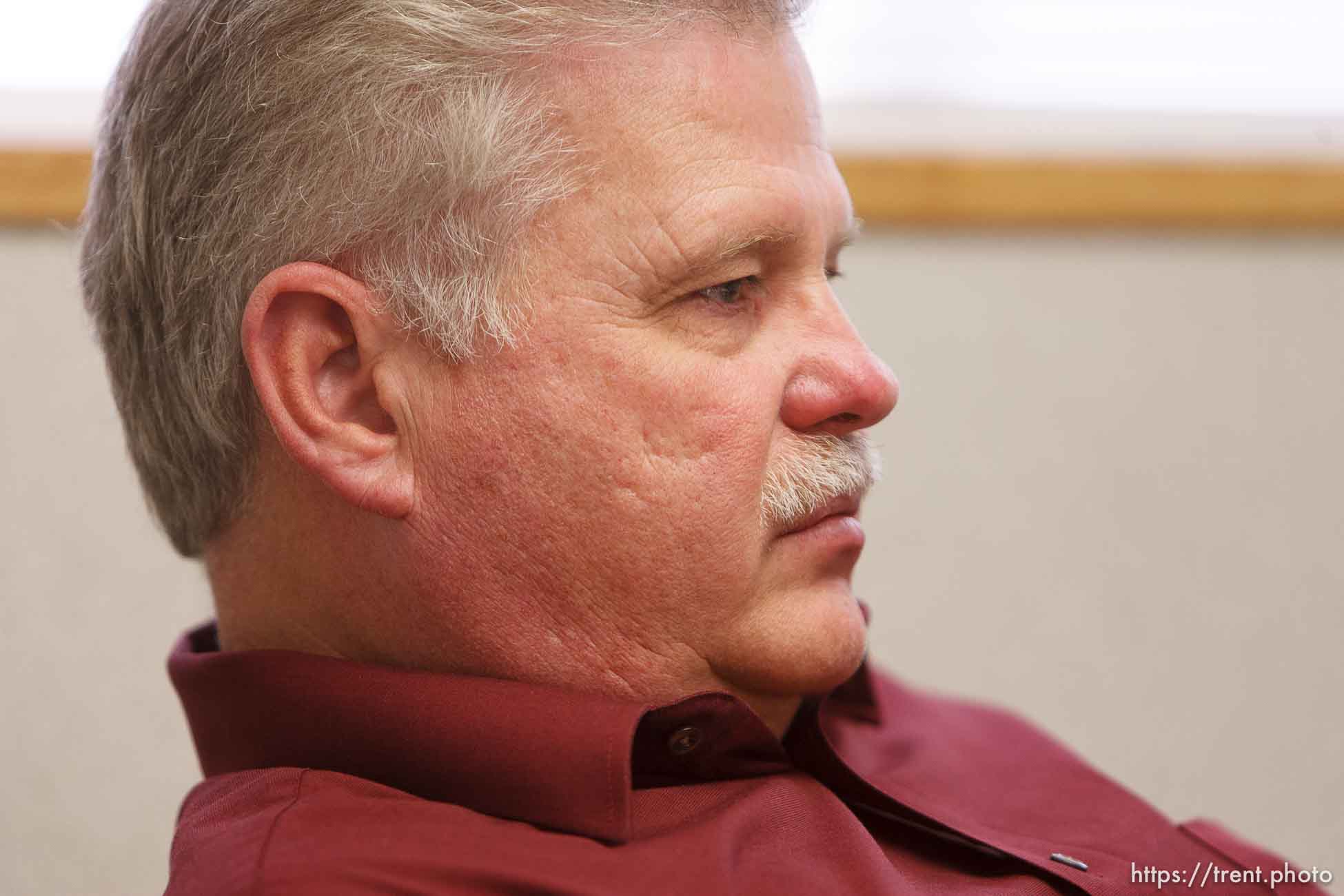 Gary Engels, Mohave County Investigator in his office