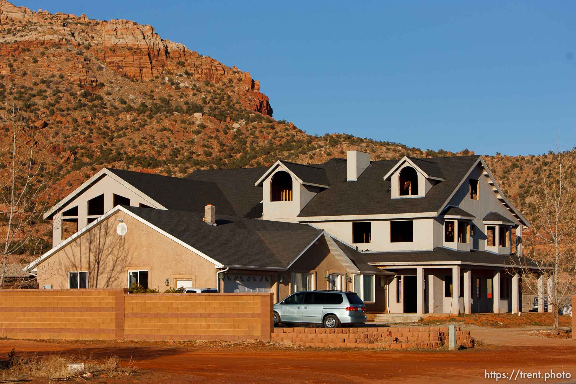 huge home under construction