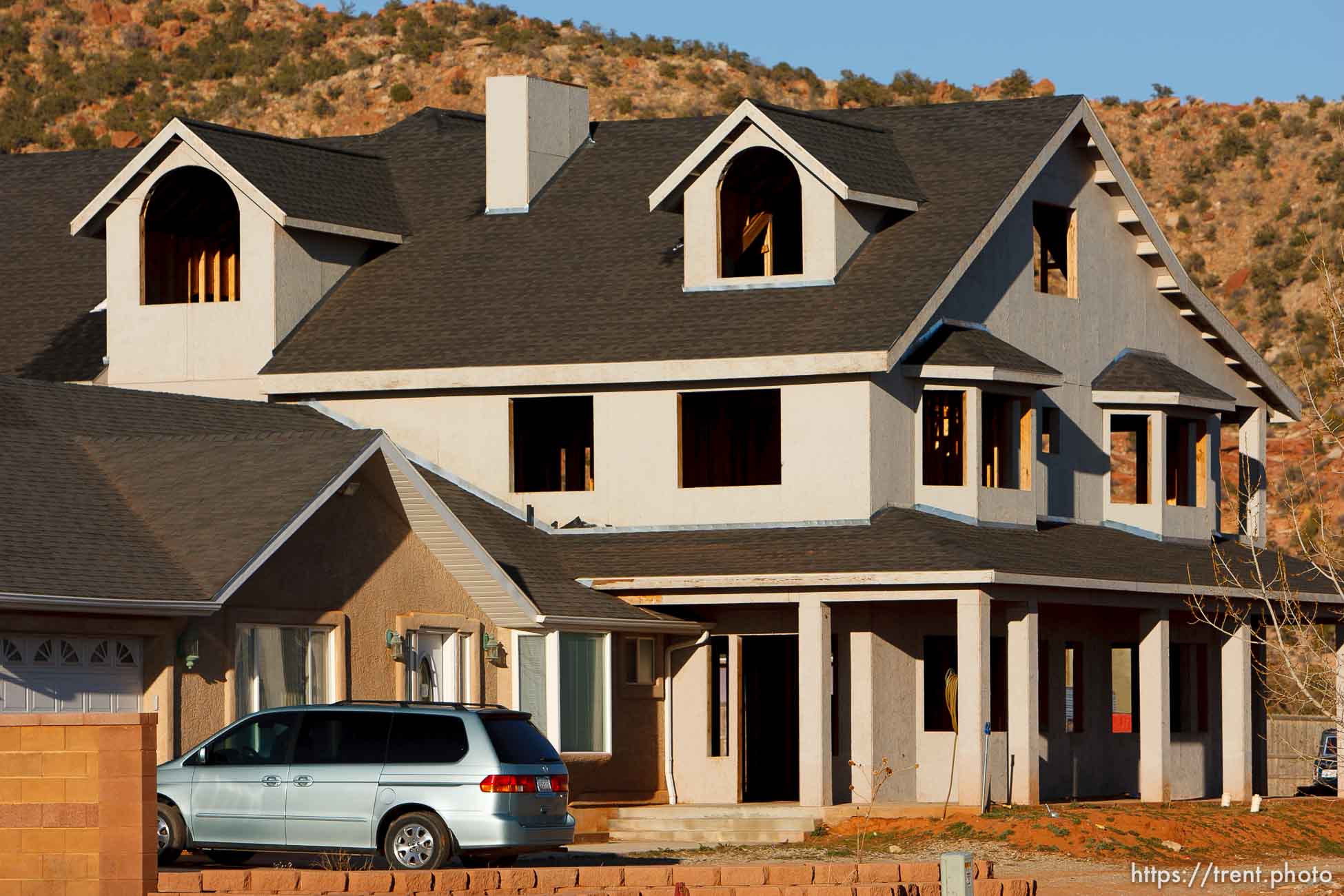 huge home under construction