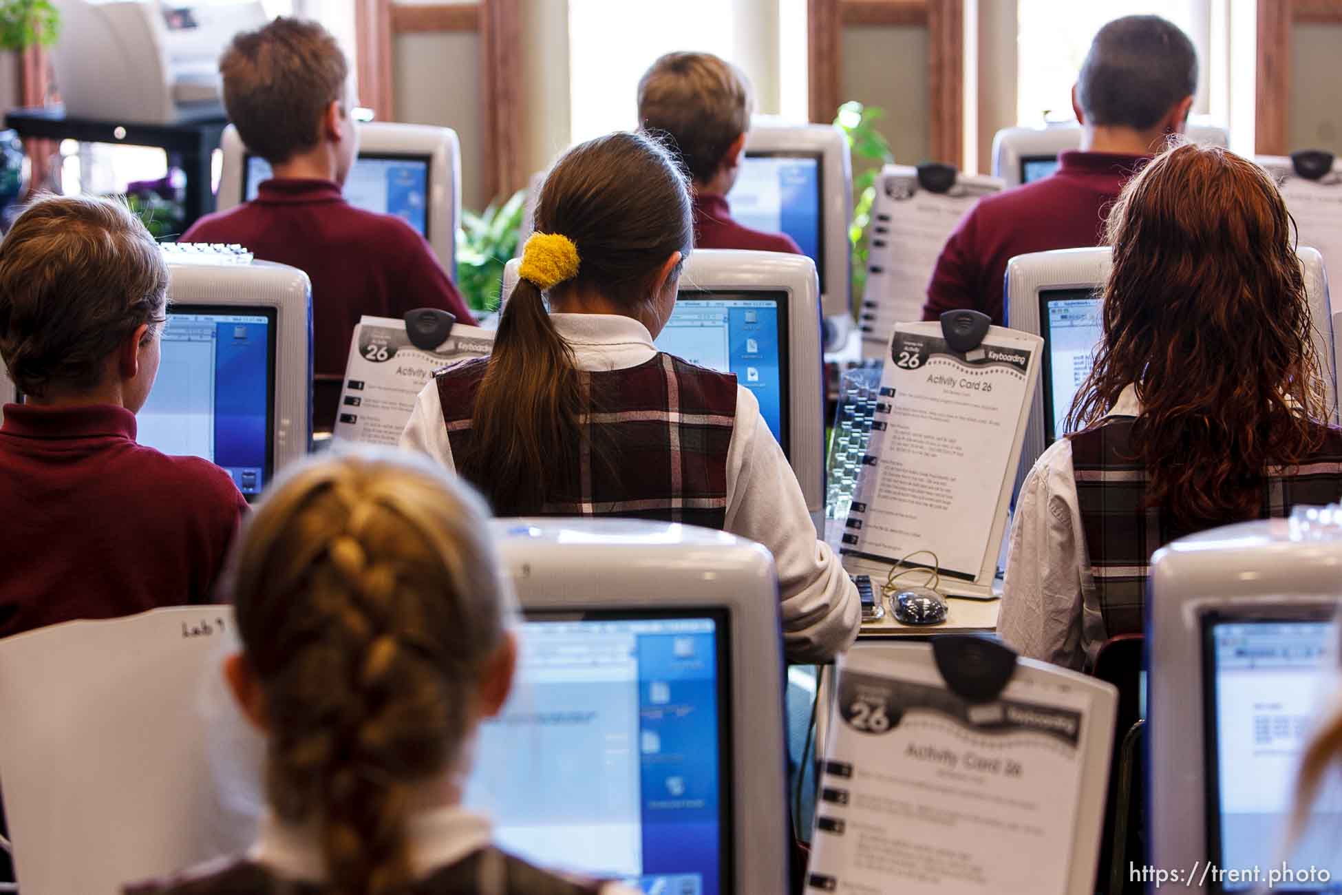 computer lab, Masada Charter School