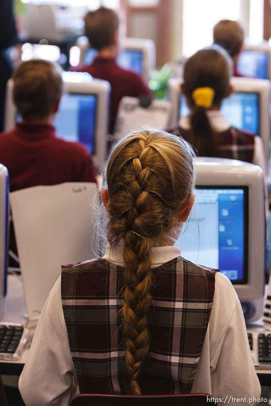 computer lab, Masada Charter School