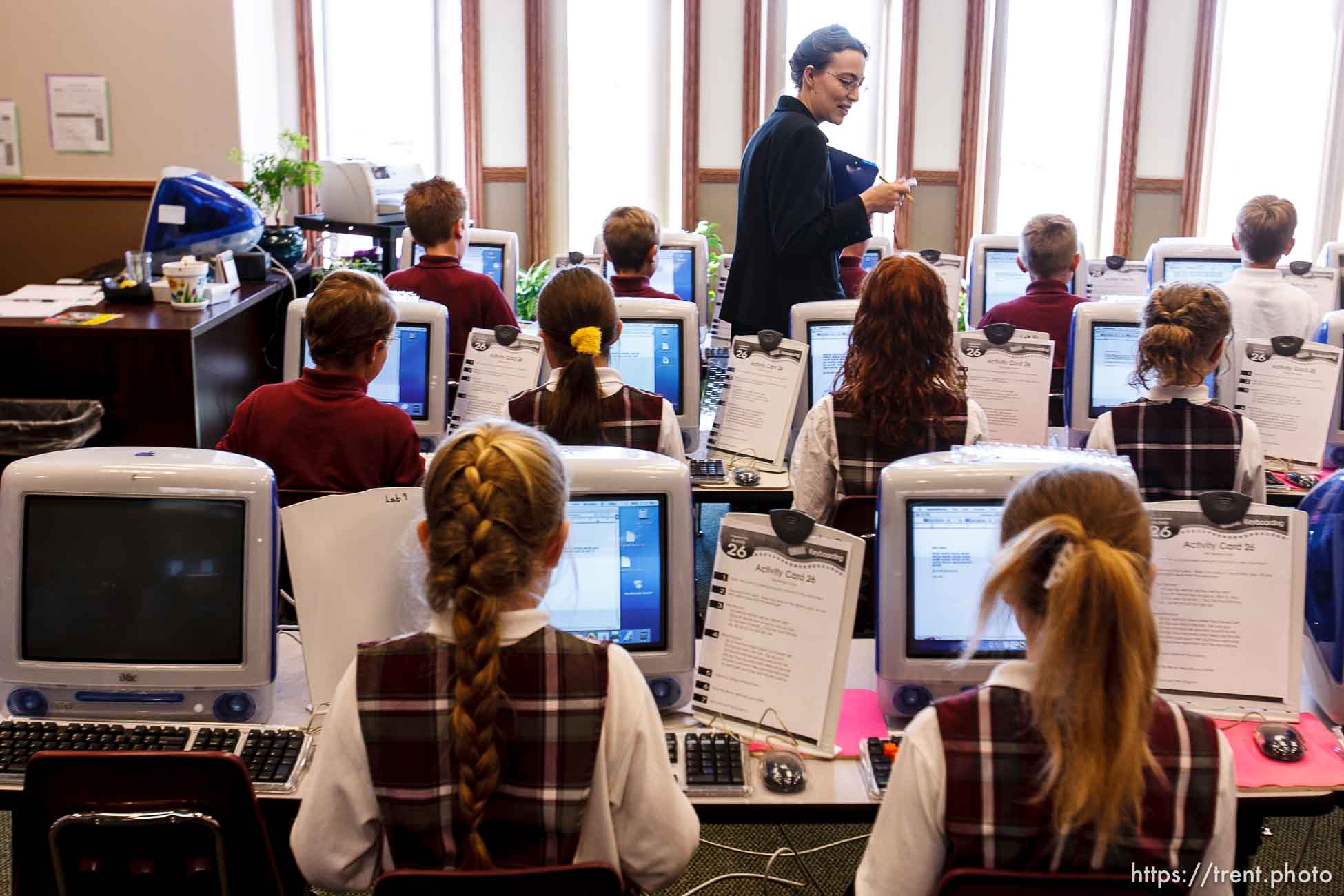 computer lab, Masada Charter School