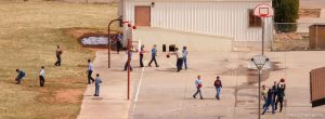 Children at recess at former Phelps Elementary School, now FLDS private school based on the Alta Academy, for high echelon FLDS's children (according to Isaac Wyler).